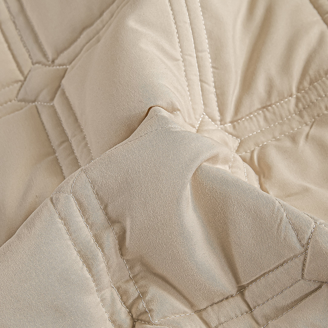 183cm Beige Wide Mattress Cover