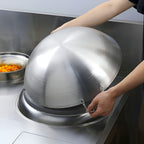 SOGA 50cm Stainless Steel Kitchen Cooking Wok with 2 Sturdy Handles