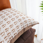 SOGA 2X 50cm Geometric Embroidered Decorative Throw Pillow