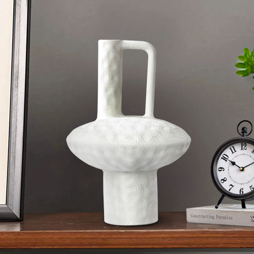 20x30cm Ornament Contemporary White Ceramic Vase