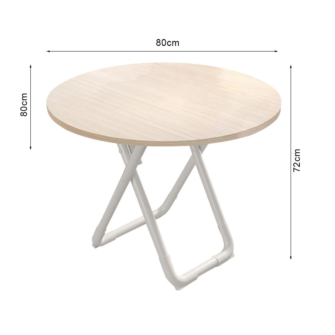 80cm Light Wood Color Table Versatile Use