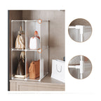2 Tier Multifunctional PP Plastic Bag Box
