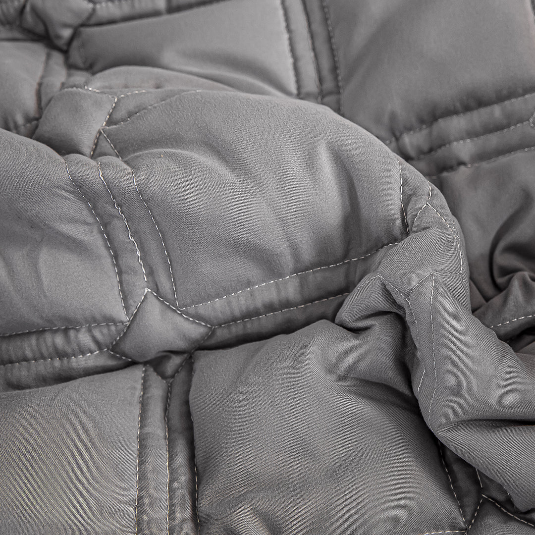 153cm Grey Wide Mattress Cover