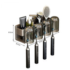 27cm Wall-Mounted Bathroom Storage Shelf Rack