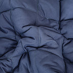138cm Blue Wide Cross-Hatch Mattress Cover