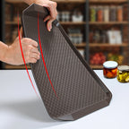 Rectangular Serving Tray Set of 5 Coffee