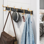 41cm Wall Mounted Towel Rack with Durable Hooks