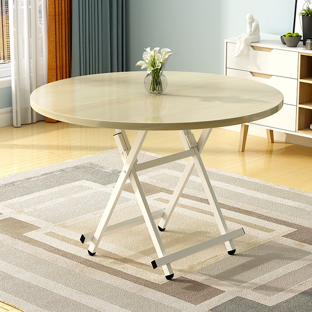 Maple Grain Round Dining Table