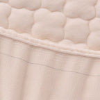 183cm Beige Wide Mattress Cover Clover Design