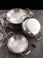 26cm Dry Pot with Natural Color 201 Material from Stainless Steel Kitchen Essentials