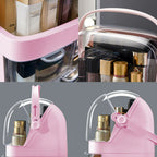 3 Tier Pink Countertop Cosmetic Storage Organiser