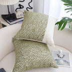 SOGA 2X 50cm Modern Two-Tone Textured Block Design Throw Pillow