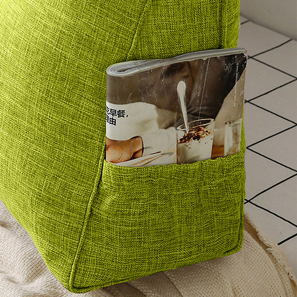 100cm Green Wedge Bed Cushion