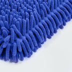 80x12 Microfiber Flat Mop Floor Cleaning Pads Rotating Dust Remover Blue