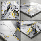 SOGA Peel & Stick Floor and Wall Tiles 30 x 30cm 10 Pack Blue Agate Faux Marble