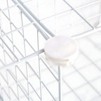 White Portable 9-Cube 3 Column Storage Organiser