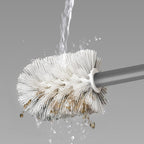 27cm Wall-Mounted Toilet Brush –Dark Grey with Drain Holes