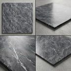 SOGA Peel & Stick Floor and Wall Tiles 30 x 30cm 10 Pack Grey Faux Marble