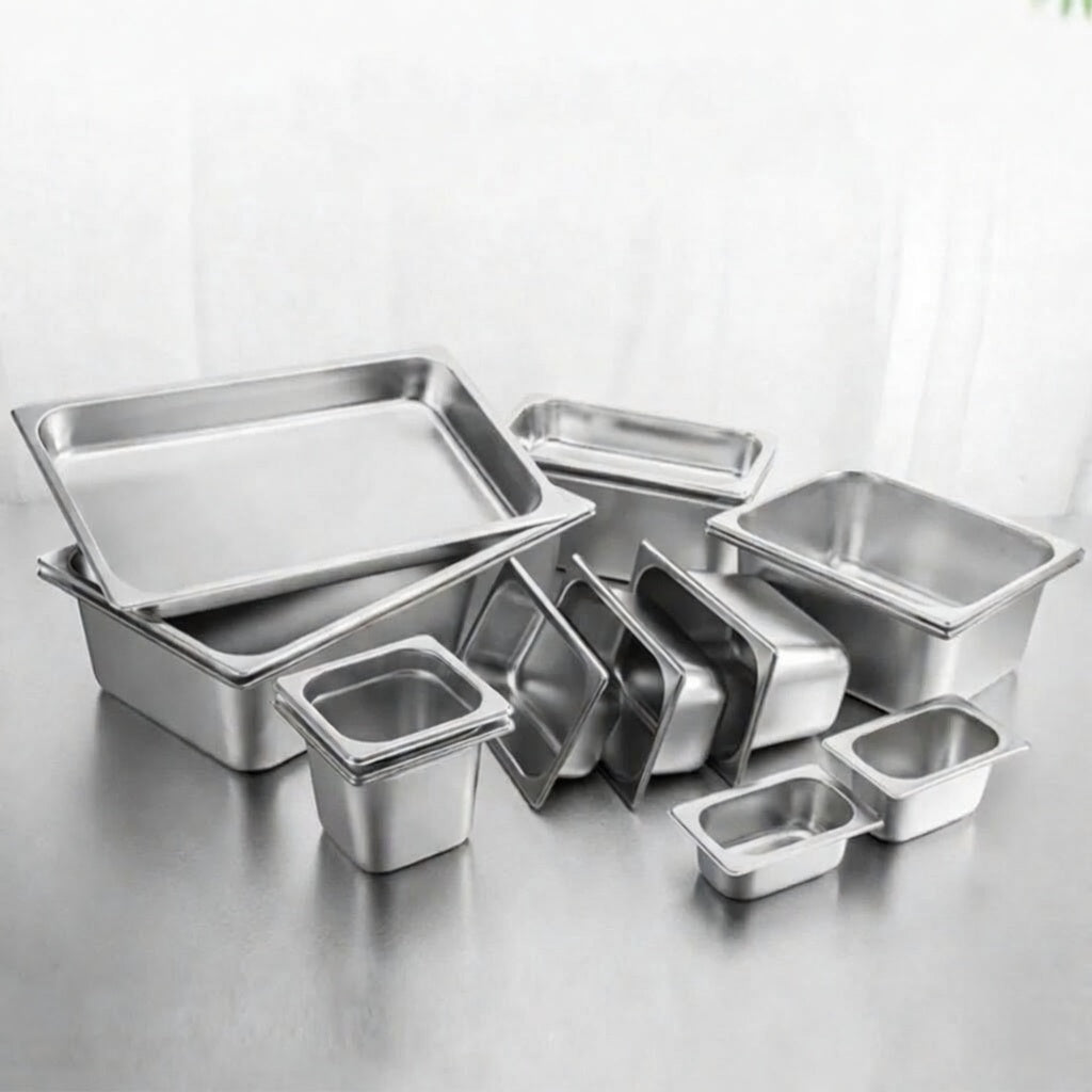Gastronorm GN Pan Full Size 1/3 GN Pan 10cm Deep