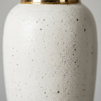 SOGA 35x17cm Plain White Large Ceramic Flower Vase Elegant Living Room Home Decor