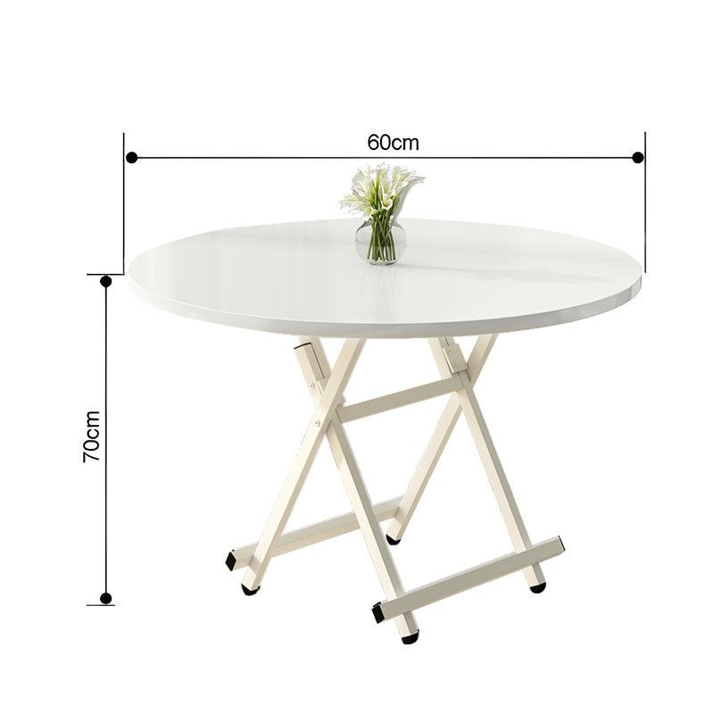 White Round Dining Table