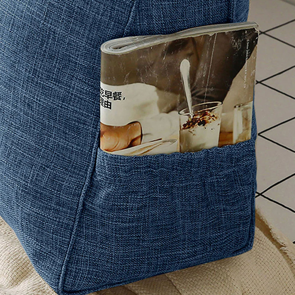 SOGA 120cm Blue Wedge Bed Cushion