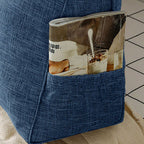 SOGA 120cm Blue Wedge Bed Cushion