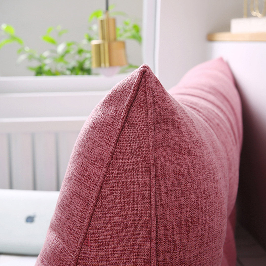 SOGA 180cm Pink Wedge Bed Cushion