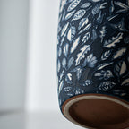 35x17cm Blue Large Ceramic Flower Vase Elegant Living Room Home Decor