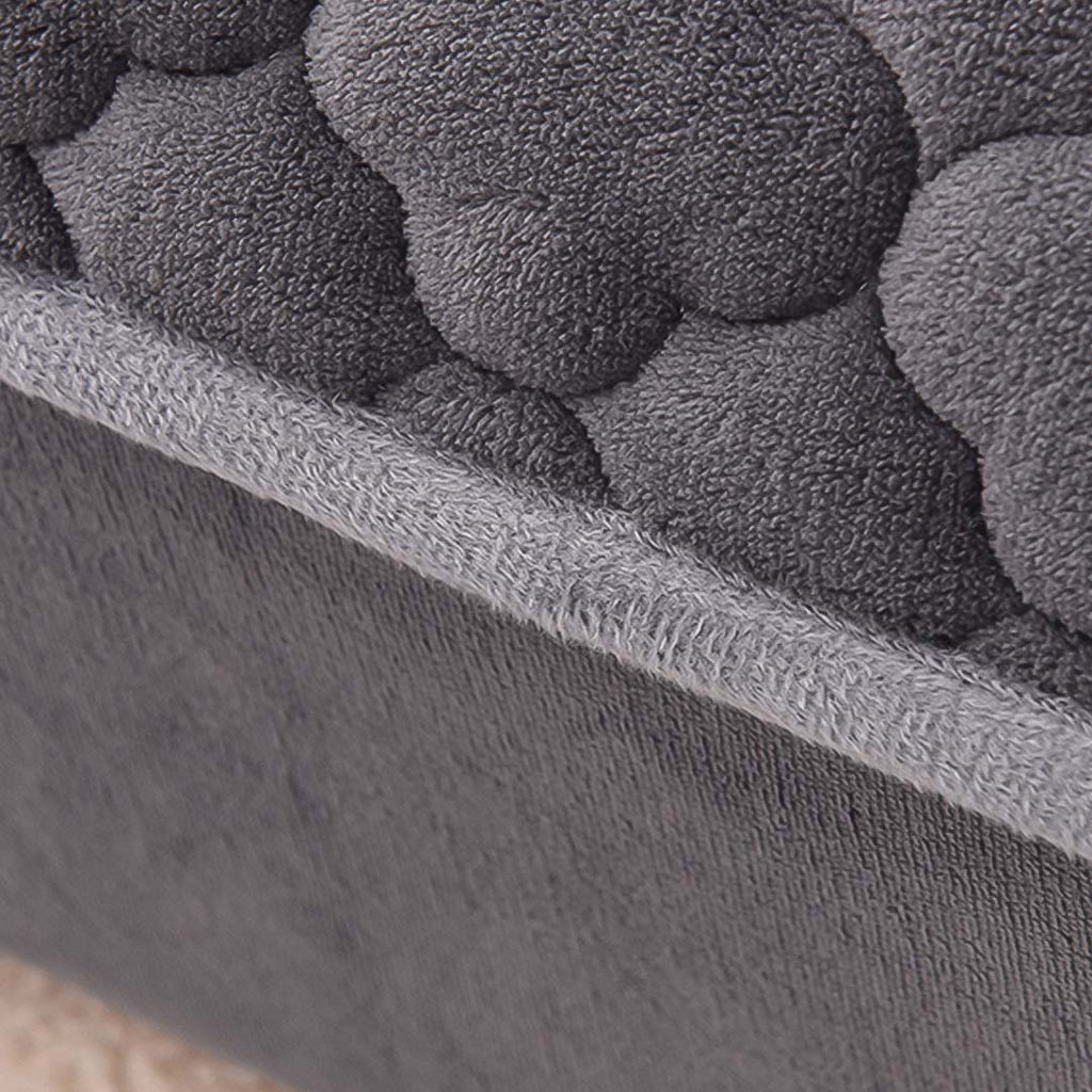 153cm Grey Wide Mattress Clover Design