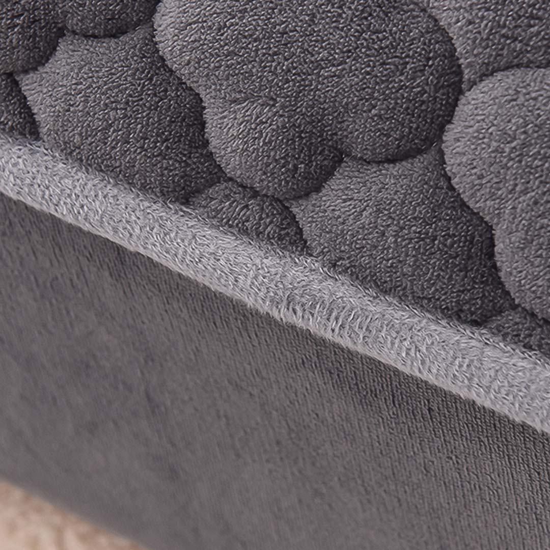 153cm Grey Wide Mattress Clover Design