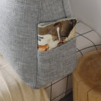 SOGA 180cm Silver Wedge Bed Cushion