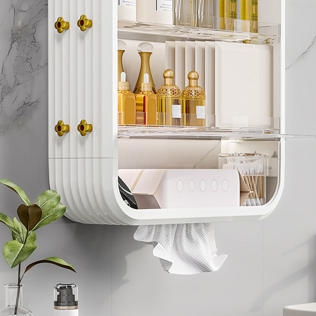 White Multi Tier Cosmetic Storage Organiser