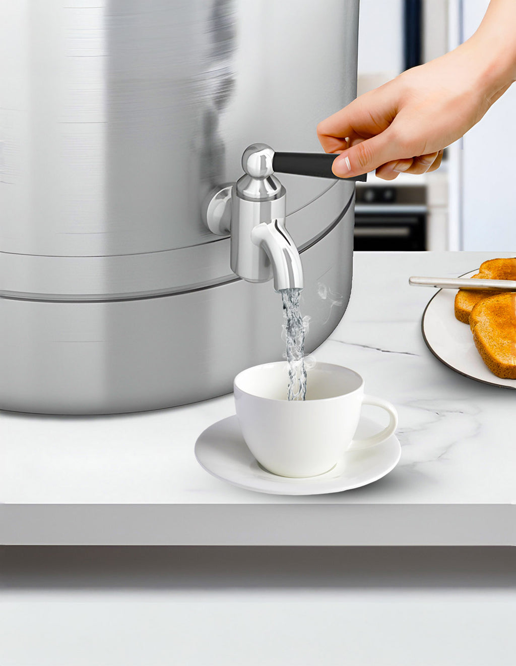 48L Stainless Steel URN Commercial Water Boiler