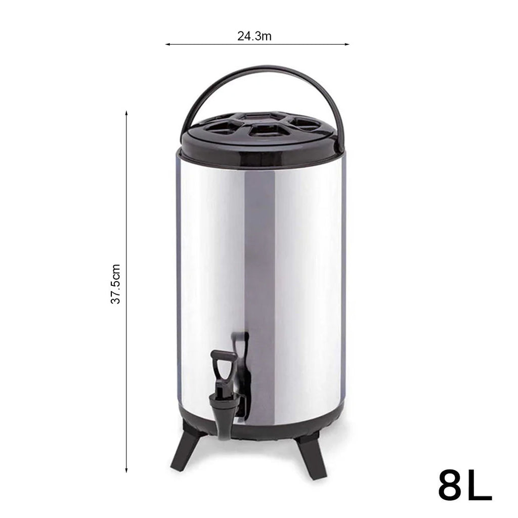 8L Portable Insulated Cold/Heat With Dispenser