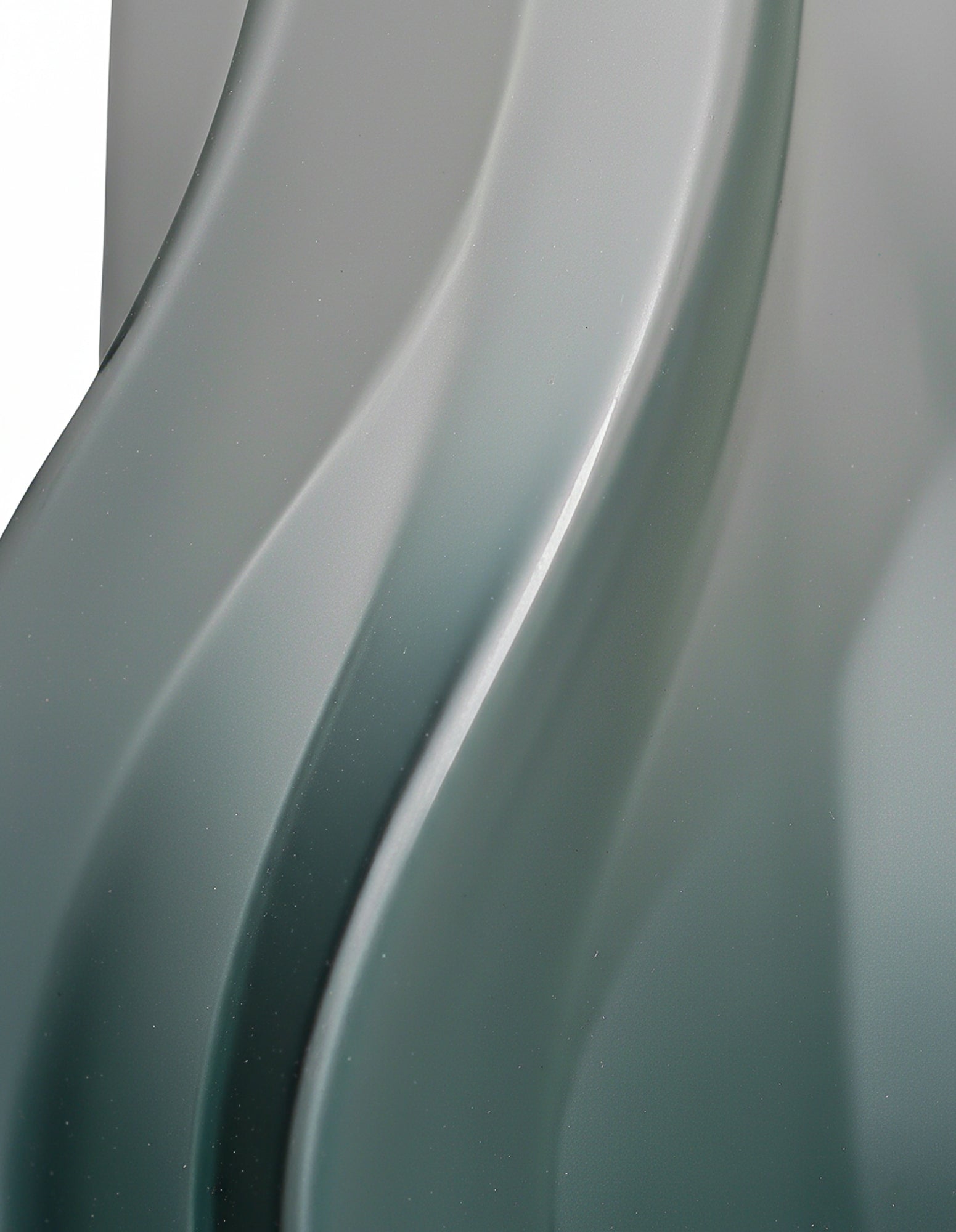 32cm Glass Vase Blue with Beautiful glass Bubble Texture Art Vases