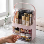 3 Tier Pink Countertop Cosmetic Storage Organiser