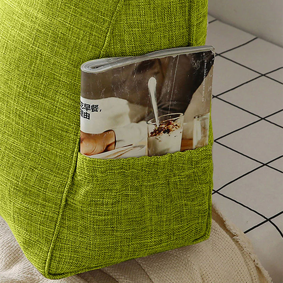 120cm Green Wedge Bed Cushion