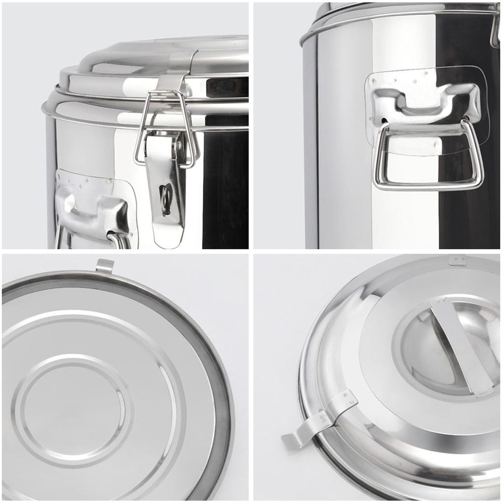 22L Stainless Steel Insulated Stock Pot Container