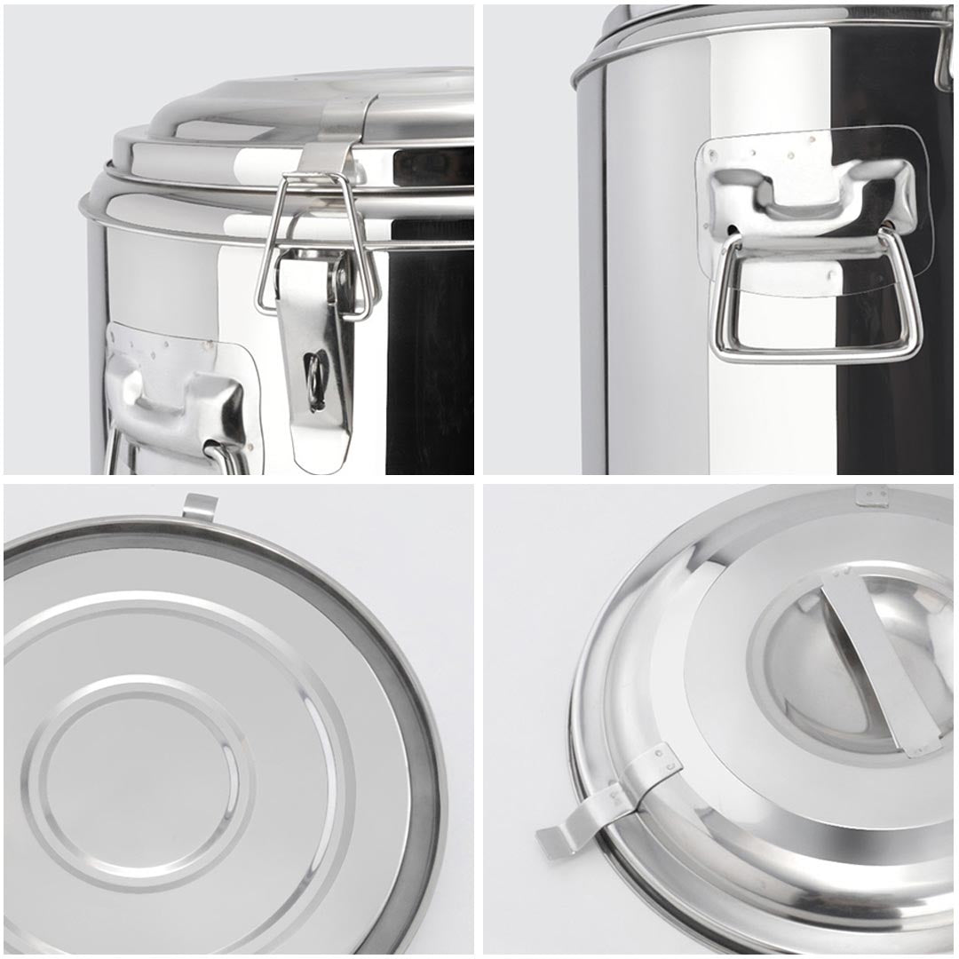 22L Stainless Steel Insulated Stock Pot Container