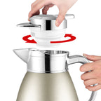 SOGA 1.8LSilver Double-Wall vacuum with 2 layers stainless steel Construction Thermal Flask