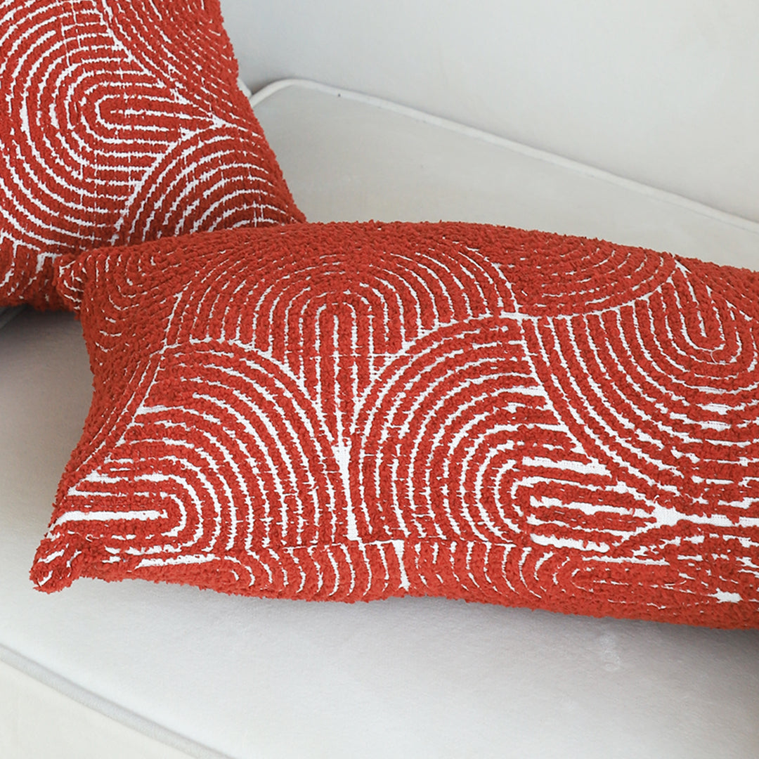 35cm Throw Pillow Burgundy Cinnabar Perfect Burnt