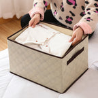 Extra Large Beige Non-Woven Diamond Quilt Grid