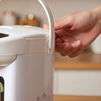 SOGA 4.2L White Plastic Exterior Electric Thermal Pot Dispenser with 3 Dispensing Modes