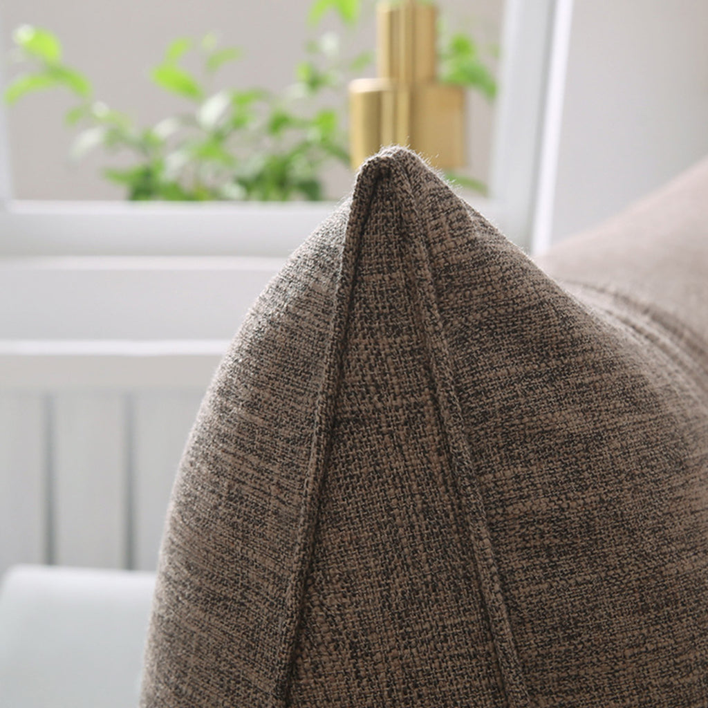 SOGA 120cm Coffee Wedge Bed Cushion