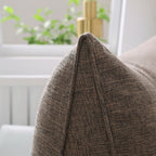 SOGA 120cm Coffee Wedge Bed Cushion