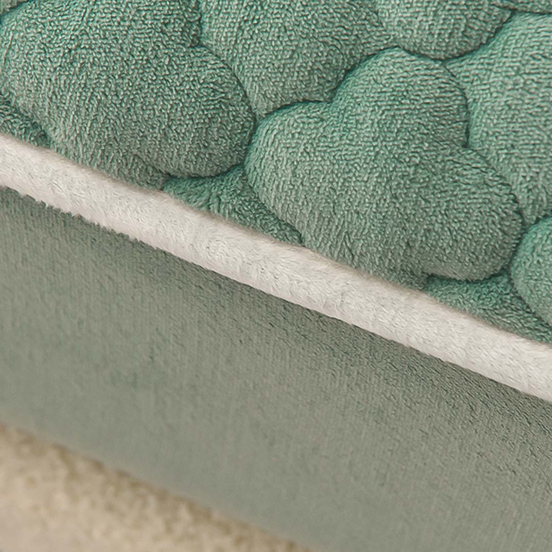 153cm Green Wide Mattress Cover  Clover Design