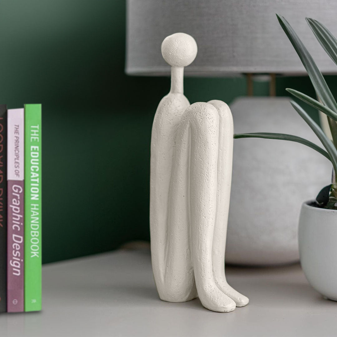 10x28cm Ornament Modern Stickman Art Sculpture Minimalist Resin