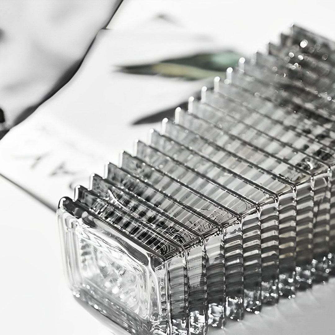 SOGA 28cm Modern Gray Ceramic Glass Vase Home Decor