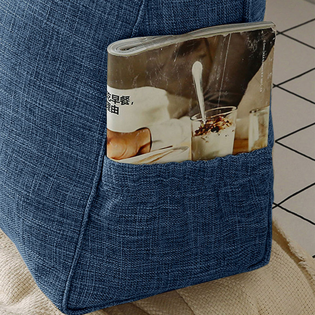 SOGA 100cm Blue Wedge Bed Cushion